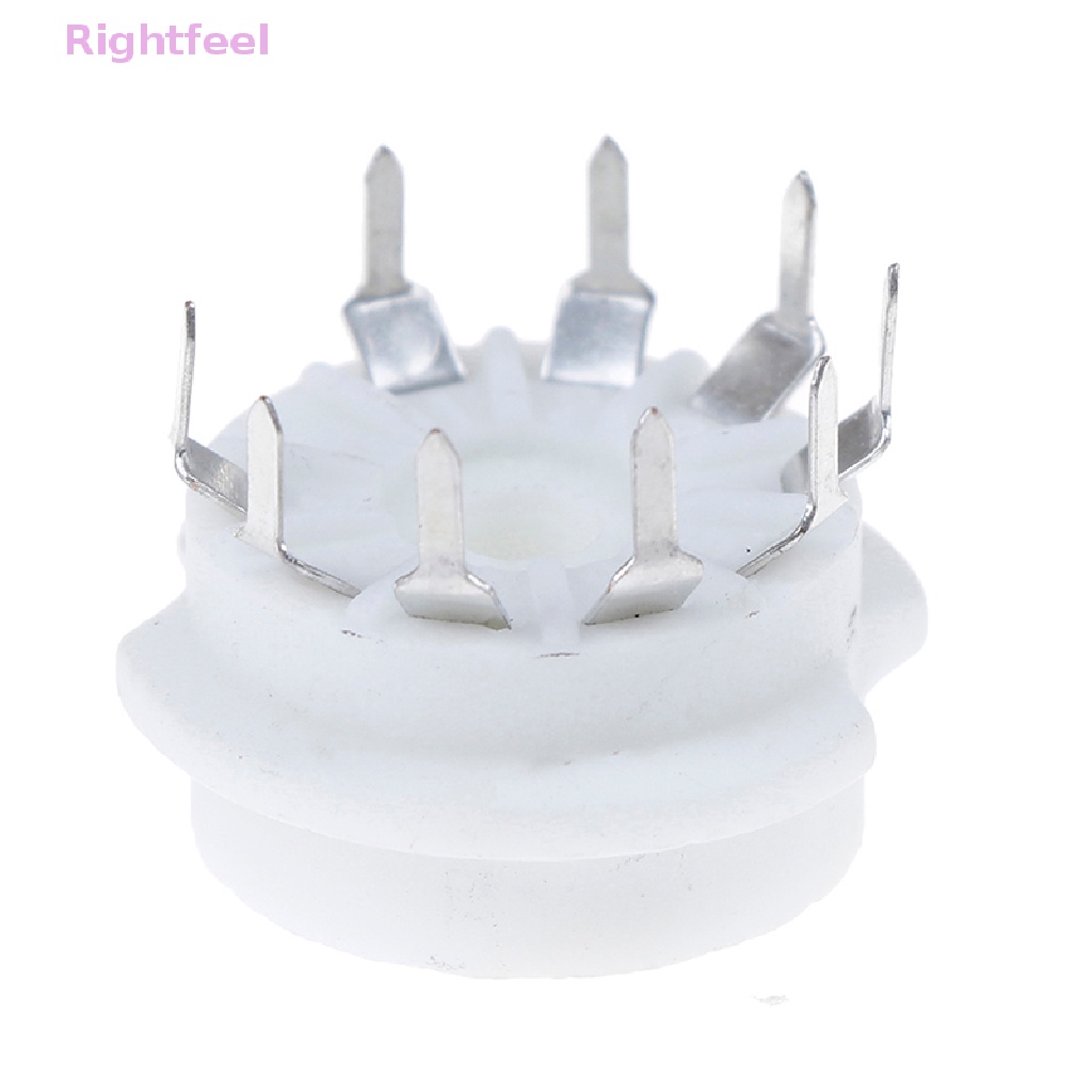 1 Cái Đế Van Ổ Cắm Bằng Gốm Mạ Vàng 9 Pin Cb Cho 12AX7 12AU7 ECC83 Mới