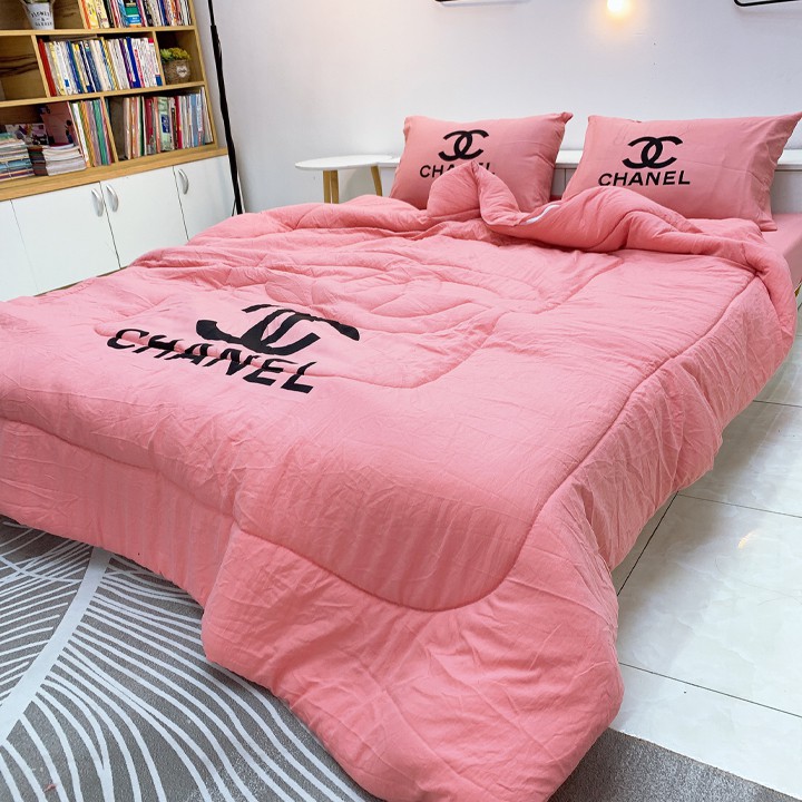BỘ CHĂN GA GỐI HÈ COTTON ĐŨI 5 MÓN CAO CẤP MẪU MỚI TRẺ TRUNG HIỆN ĐẠI