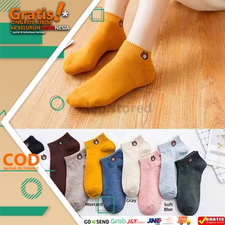 Line BROWN Set 10 Đôi Tất Màu Nâu Nhập Khẩu Chất Lượng Cao Cho Nữ