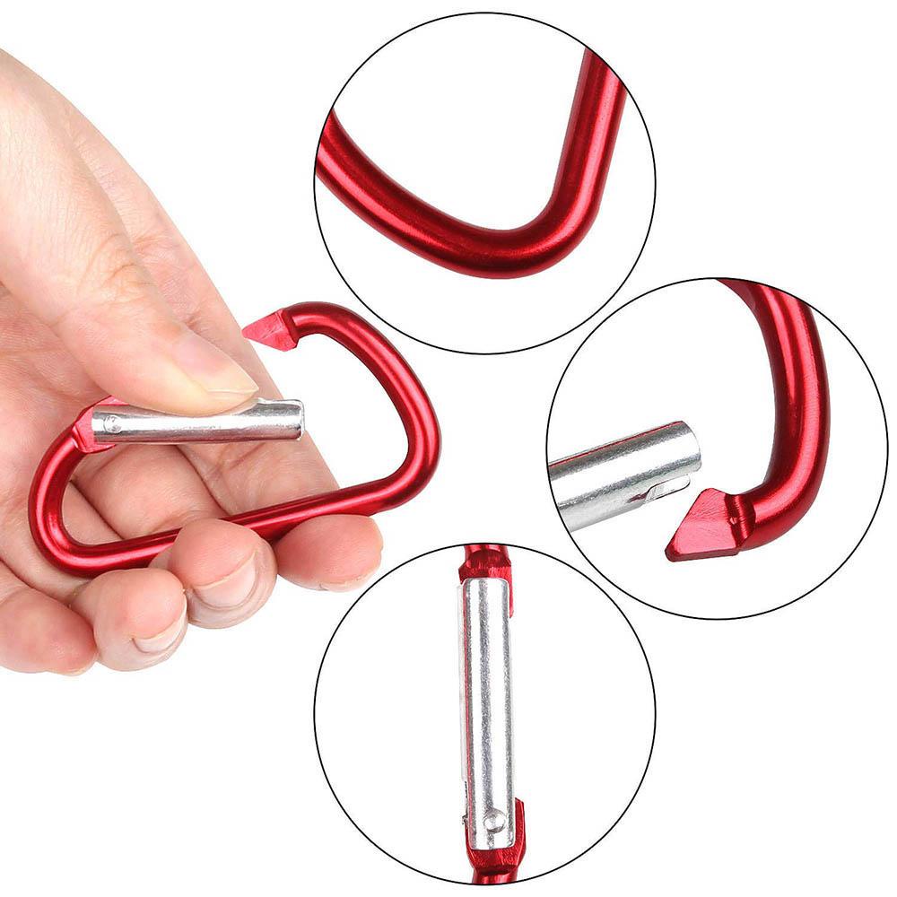 Móc Khóa Chữ D Khối Lượng Nhẹ Siêu Bền Cho Hoạt Động Ngoài Trời