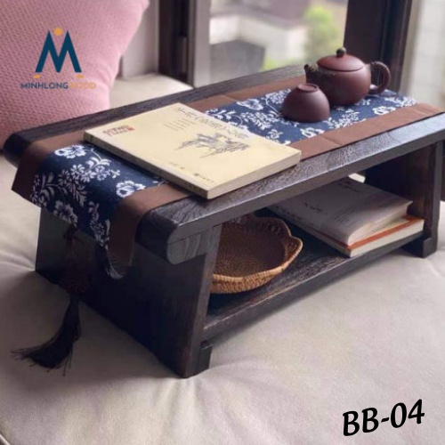 Bàn ngồi bệt uống trà MinhlongwoodHN - gỗ tự nhiên