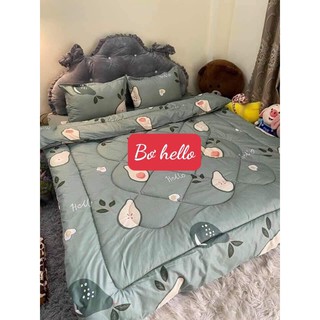 Chăn Phao Trần Bông Dày 1m8x2m,Chăn Đắp Mùa Đông,Có Chọn Mẫu,Mẫu Bơ Hello
