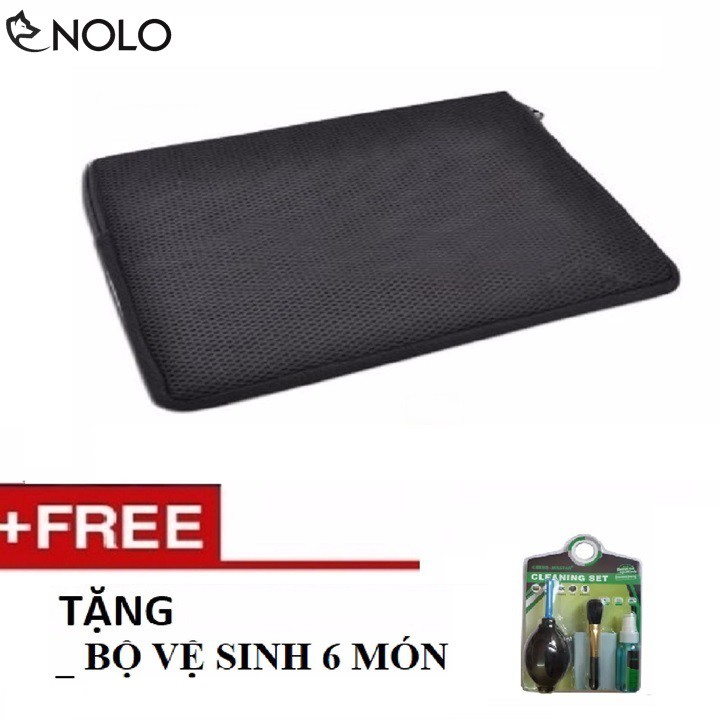 Túi Laptop Chống Xốc Chống Bụi 15 Inch Tặng Bộ Vệ Sinh 6 Món