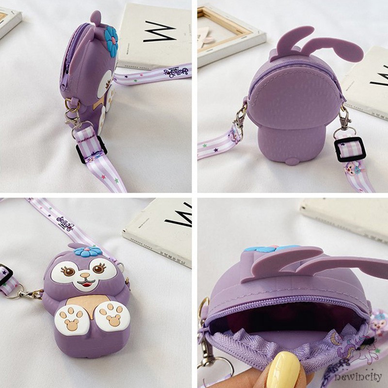 Túi đeo chéo thiết kế hoạt hình dễ thương phong cách Hàn Quốc