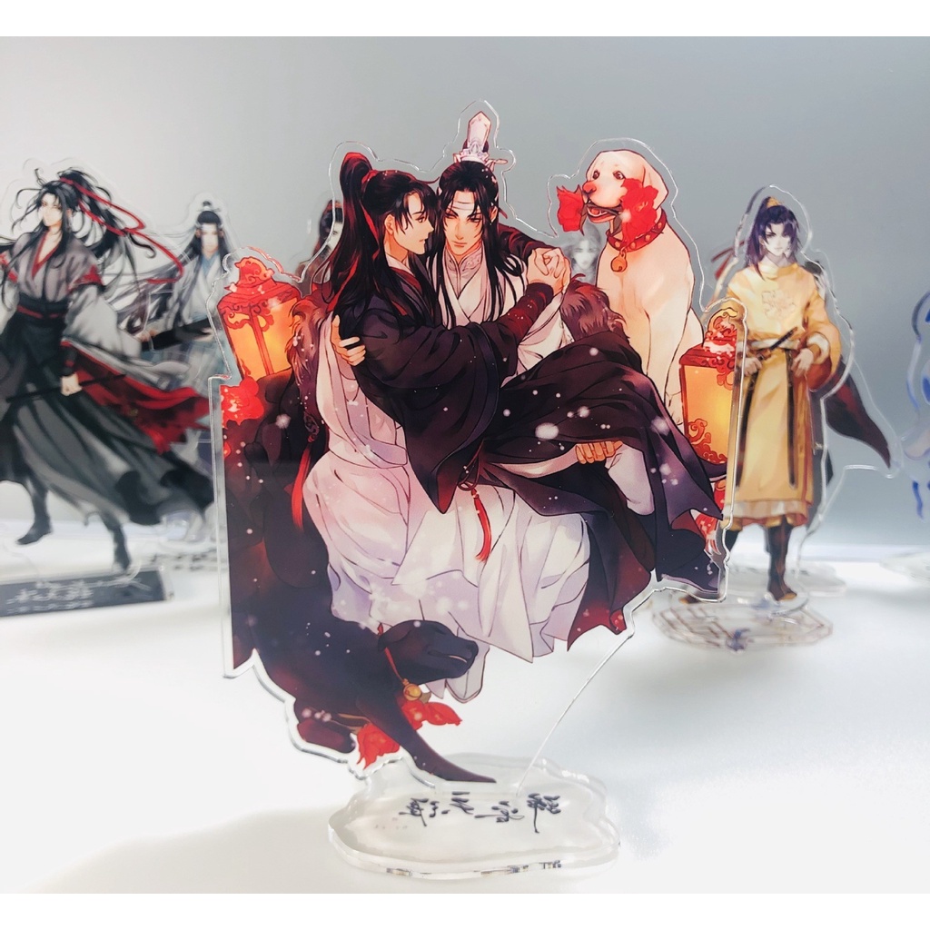 Standee Ma đạo tổ sư Ngụy Anh Lam Trạm tượng acrylic anime mica chibi trang trí trưng bày mô hình