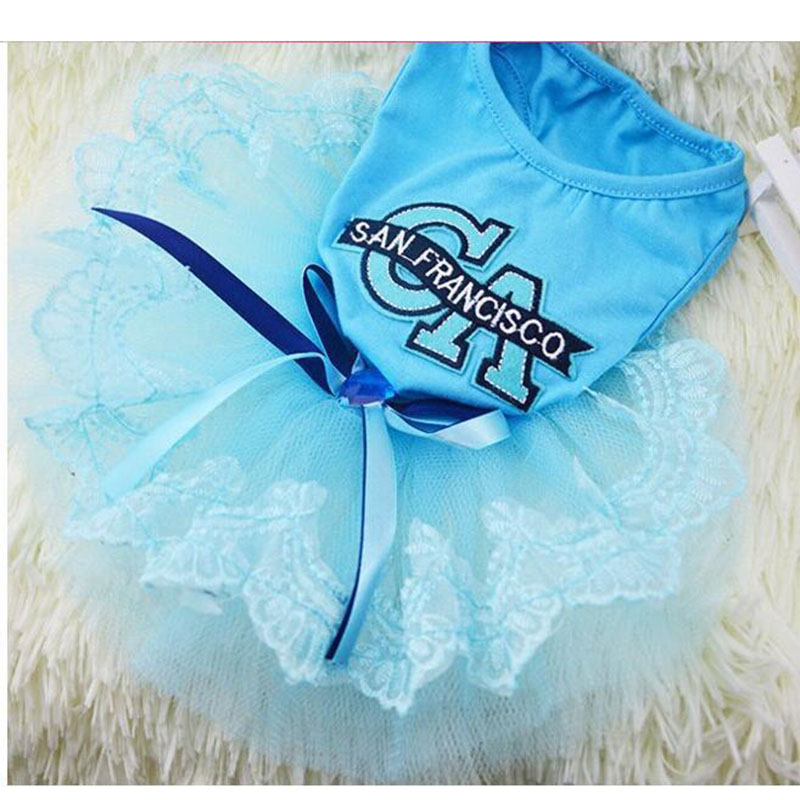 Đầm Cotton Dễ Thương Thoải Mái Thời Trang Xuân Hè Cho Thú Cưng