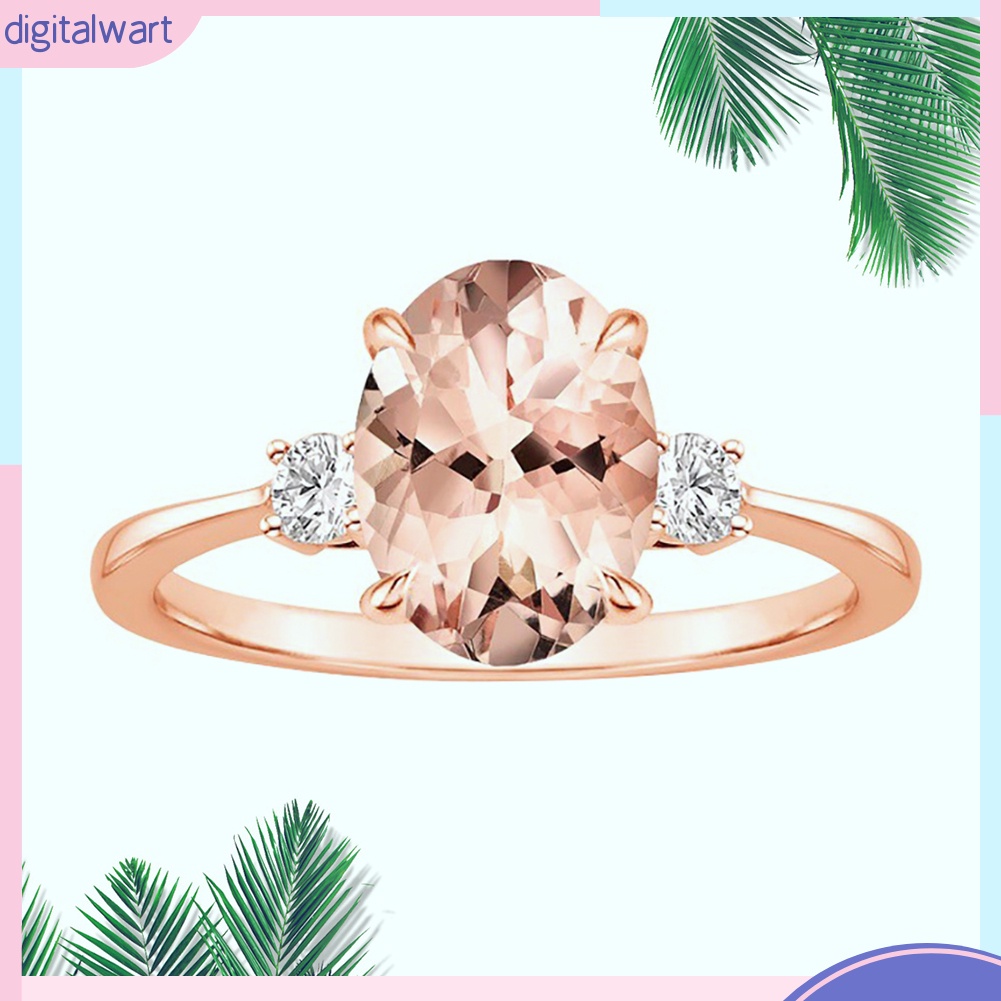 Nhẫn đính đá kiểu dáng thanh lịch cho nữ