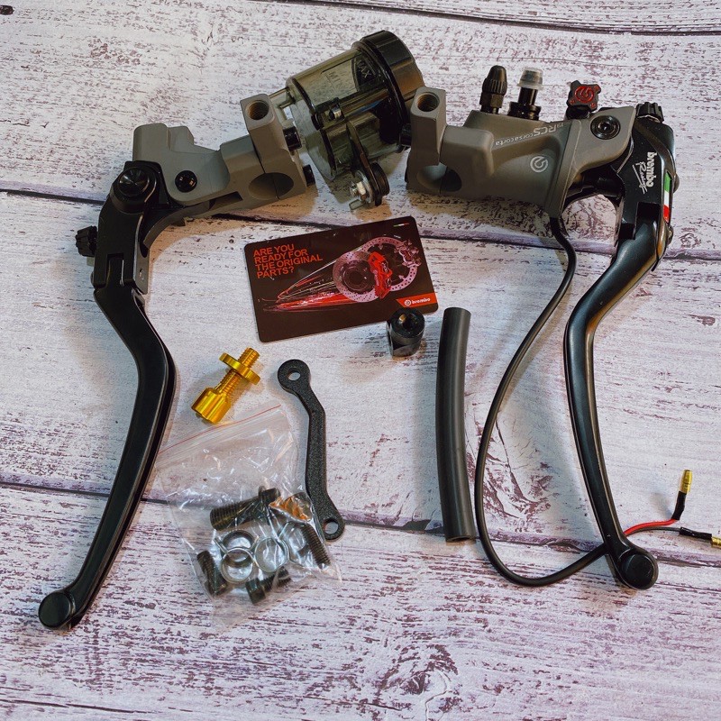 Cùm tay thắng, tay côn bình dầu lớn Orembo 1:1 kèm phụ kiện như hình