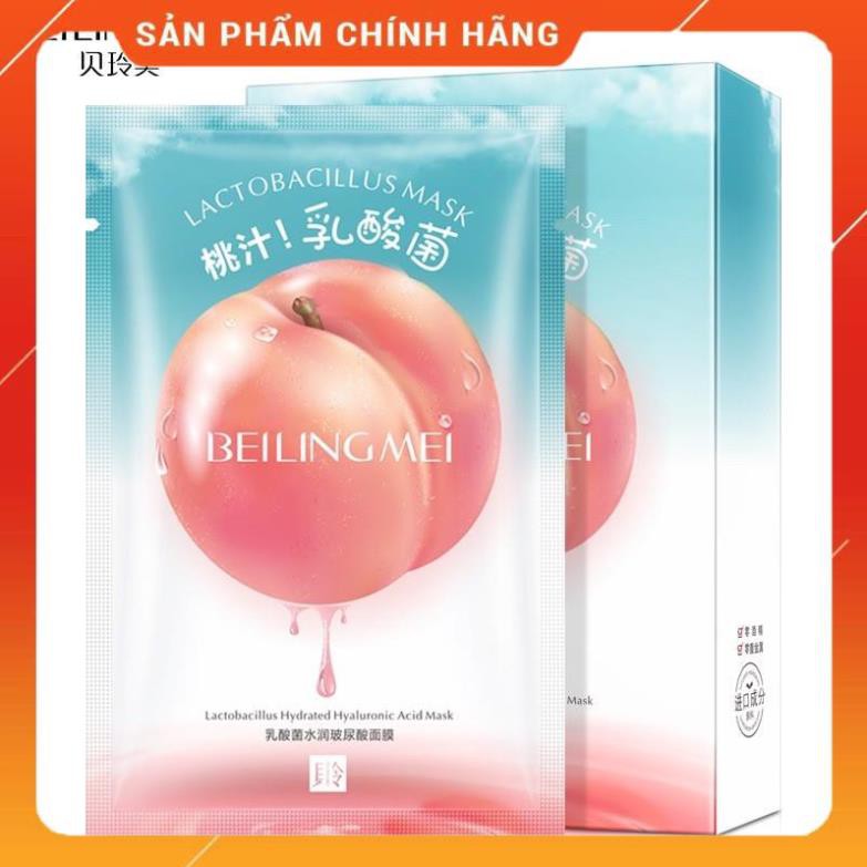 [SIÊU RẺ - FREESHIP] Mặt nạ chiết xuất Đào tươi mask 2lớp siêu mỏng