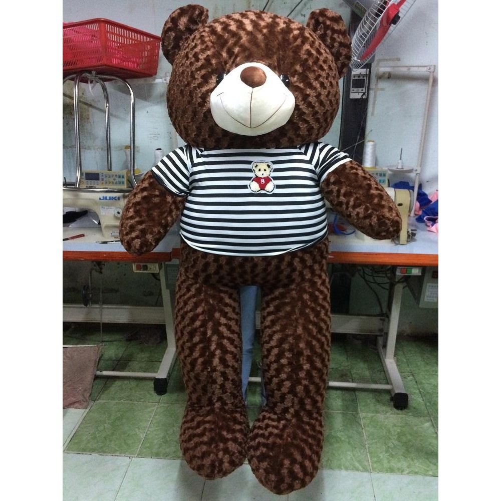 Gấu bông Teddy Cao Cấp khổ vải 1m4 Cao 1,2 màu Nâu hàng VNXK