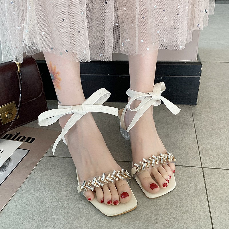 [[[GIÀY SANDAL CAO GÓT THẮT NƠ TẠO KIỂU JOP88