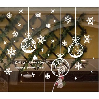 Decal trang trí Noel - Trái châu