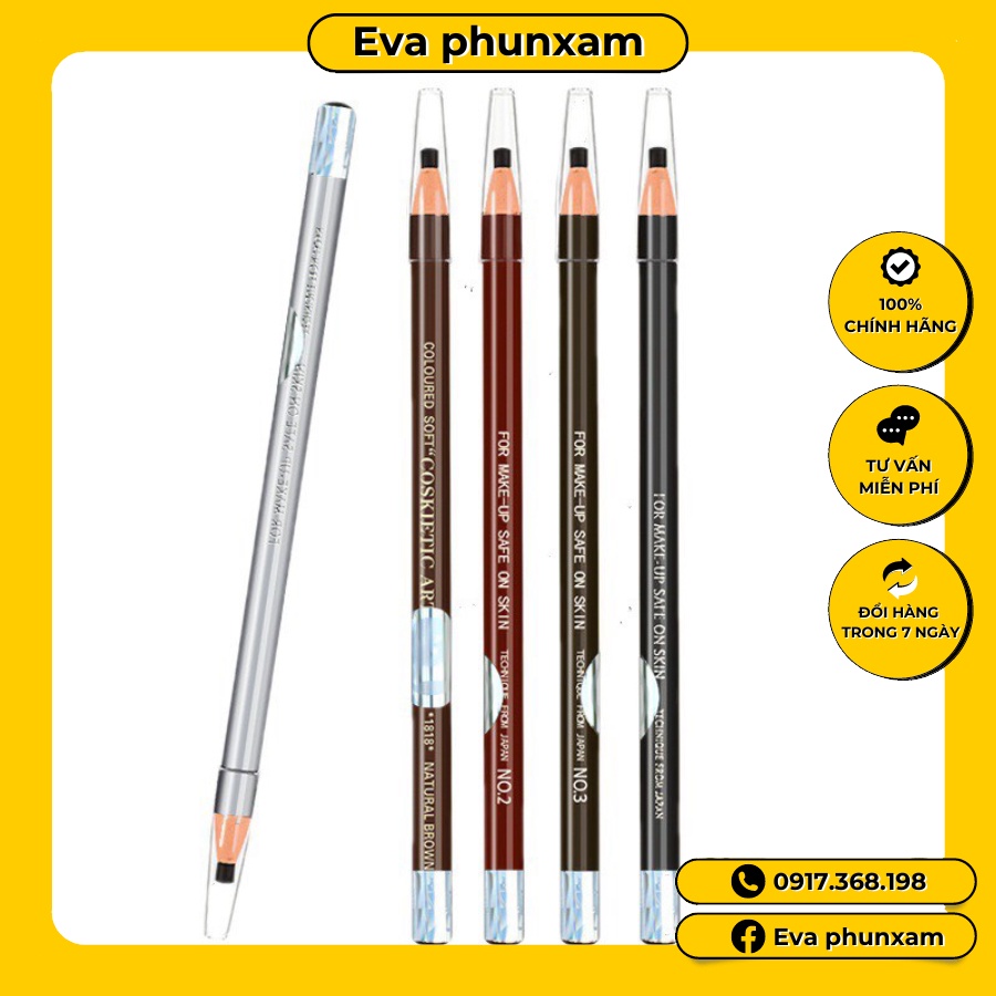 Chì Xé Kẻ Kông Mày - Hàng Chuẩn 2 Tem