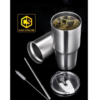 Ly giữ nhiệt Thái  Lan 900ml kèm túi đựng, ống hút, cọ rửa, cốc giữ nhiệt 900ml, bình giữ nhiệt, cheapstore10k