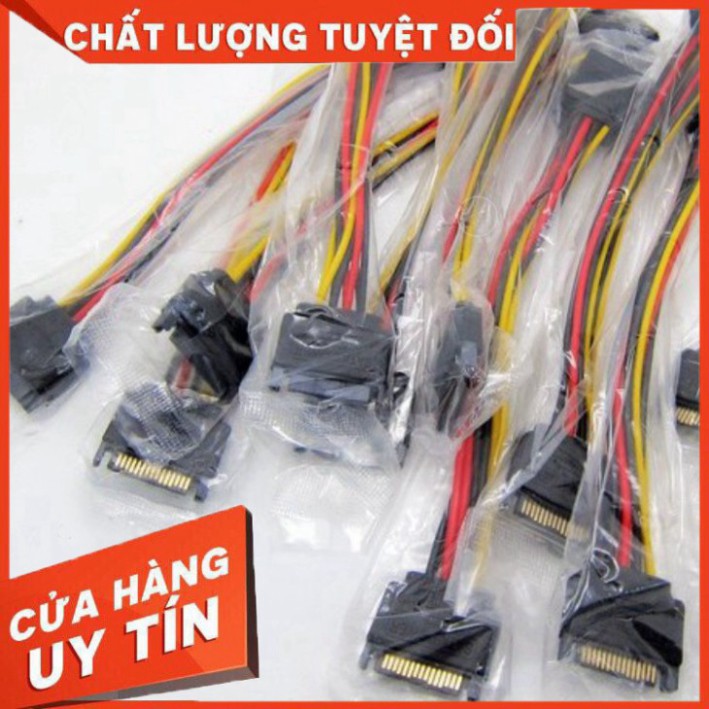 ✅ Cáp Chia Nguồn SATA 1 ra 2 - Dây Nguồn HDD Sata 1 Ra 2 - sata 1-2 ✅