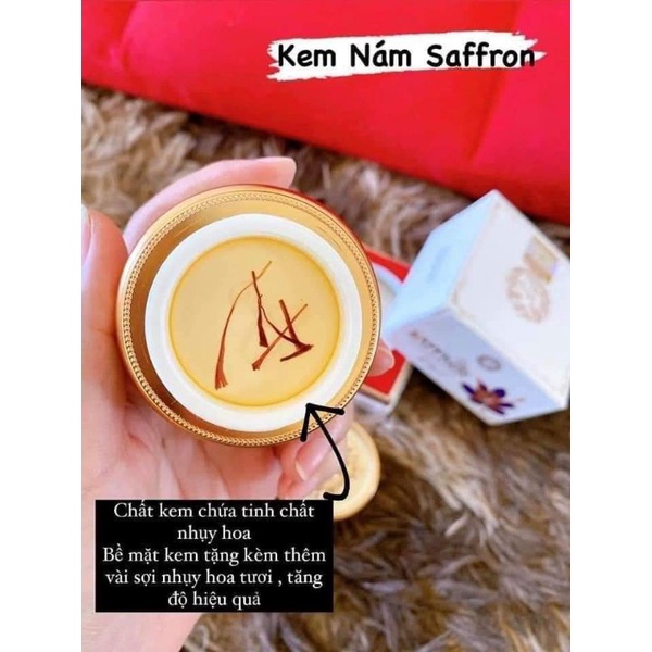KEM NÁM SAFFRON 20GR HẢI ÂU VIỆT MẪU MỚI