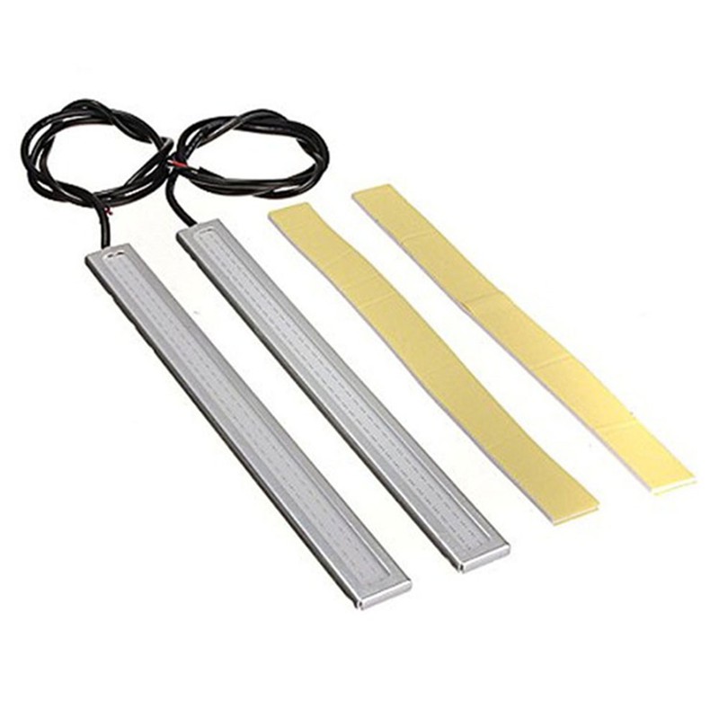 Set 2 đèn LED sương mù chống thấm nước 17cm 12V cho xe hơi