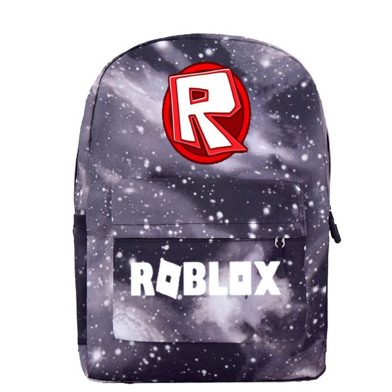 Ba Lô Leo Núi Vải Canvas In Chữ Roblox Cá Tính Cho Bé Trai