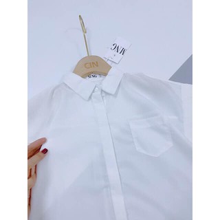 ÁO SƠ MI TRẮNG LIỀN TAY
