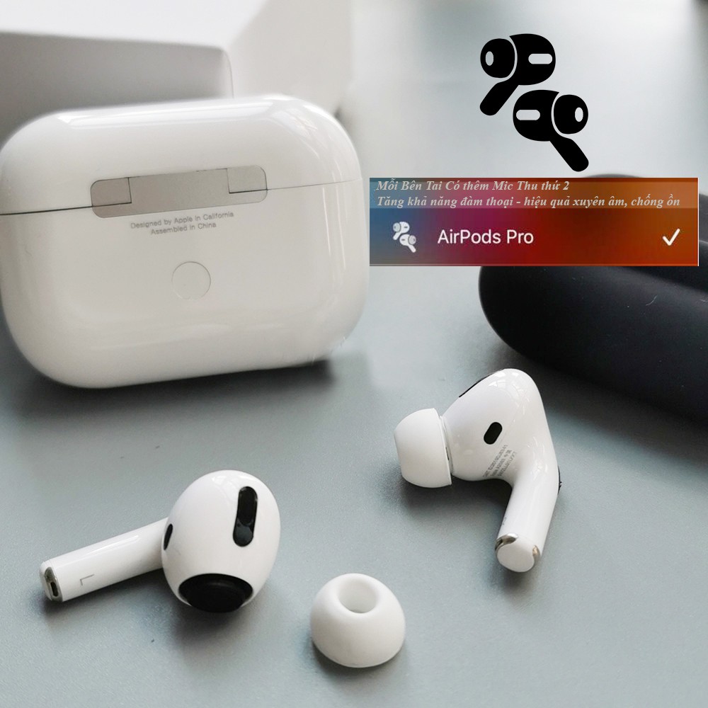 Tai nghe TWS Airpods Pro1562A I Ap2 162M I Định vị Đổi Tên Sạc Không Dây Pin siêu cao 5H Liên Tục