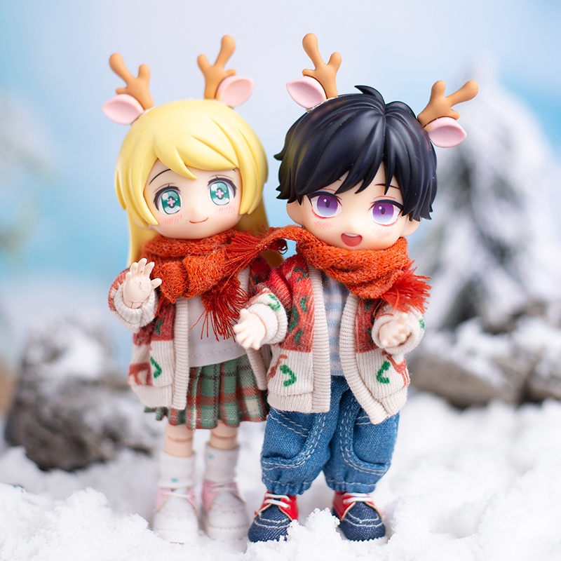 [MIYO] Set đồ giáng sinh mùa đông - Quần áo cho ob11, UFdoll, piccodo9cm, ddf, ymy, Nendoll GSC, Nen
