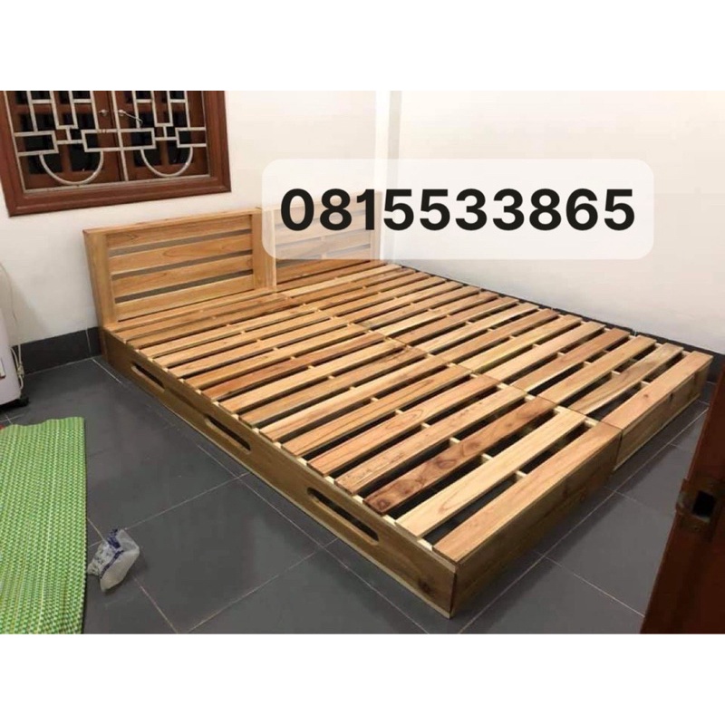 GIƯỜNG HỘP SƠN PALLET GIÁ RẺ CAO 20cm