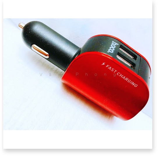 CỐC SẠC XE HƠI HOCO Z29 2 CỔNG USB - MrPhukien