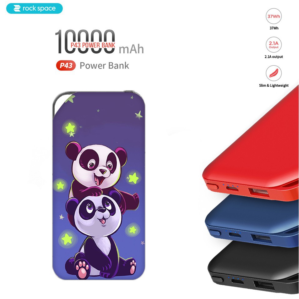 Sạc dự phòng 10.000mAh P43 ROCK S