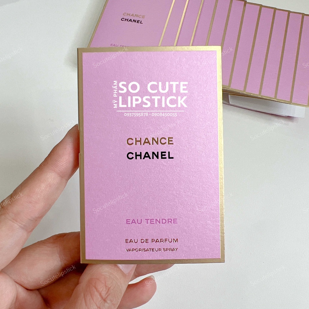Vial Nước hoa Chaanel Chance Eau Tendre, Chance Eau Fraiche, Chance EDT