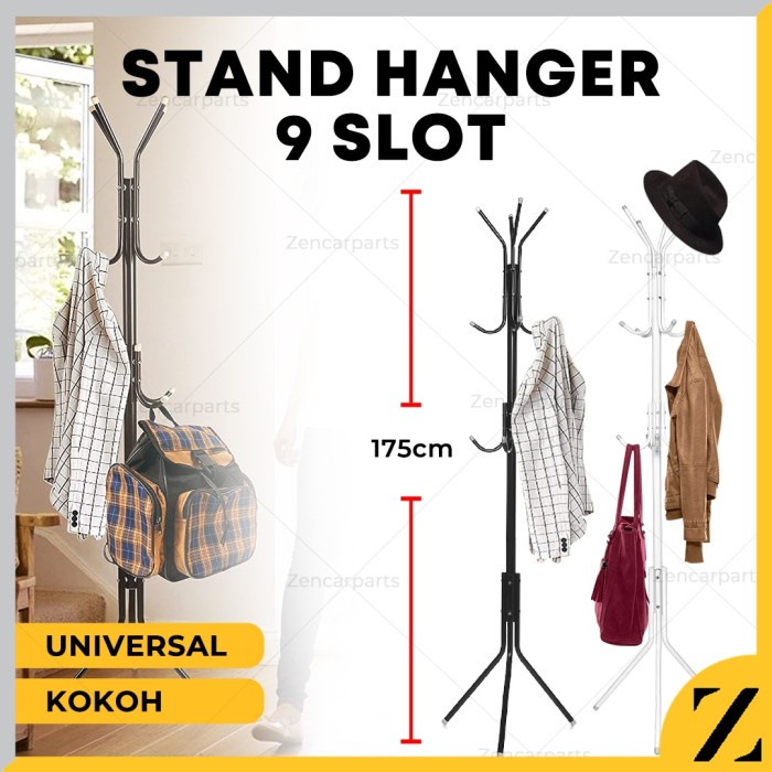 Giá Đỡ Móc Treo Mũ Đơn / Đôi Mini W4I3 Bằng Sắt Dày Dặn Đa Năng Có Thể Gấp Gọn Tiện Dụng