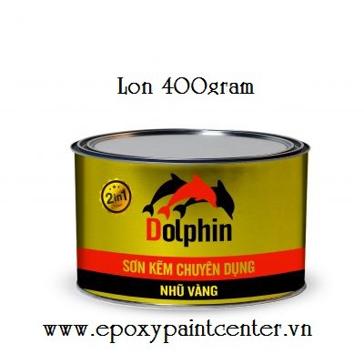 SƠN NHŨ VÀNG CAO CẤP DOLPHIN 400GRAM