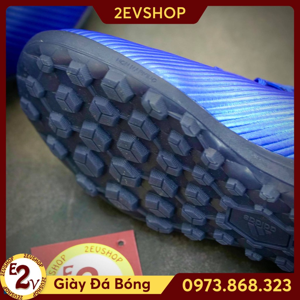 Giày đá bóng thể thao nam 𝐗𝟏𝟗 𝟏 Tím Than boots xốp, giày đá banh cỏ nhân tạo cao cấp - 2EVSHOP