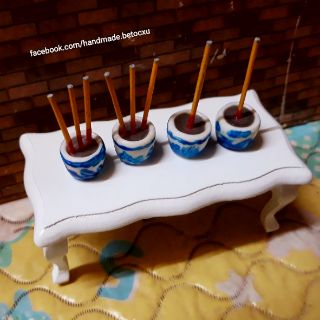 Đồ chơi miniature 1:12_ Bát lư hương