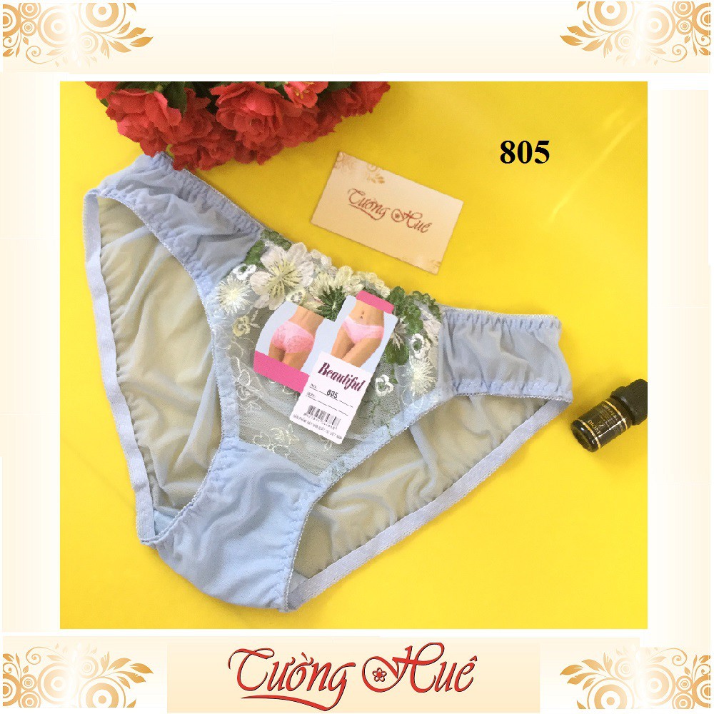 Quần lót nữ Beautiful 805 quần lót ren lưới cỡ lớn XL MÀU NGẪU NHIÊN.