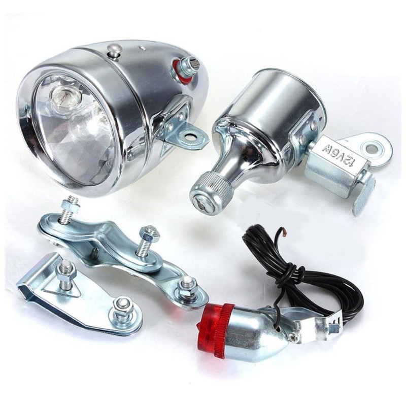 Đèn pha xe đạp 12V 6W phong cách cổ điển