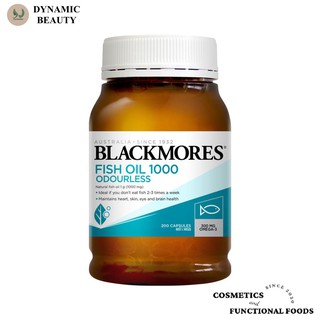 Blackmores fish oil odourless dầu cá không mùi tanh 200v và 400v Úc