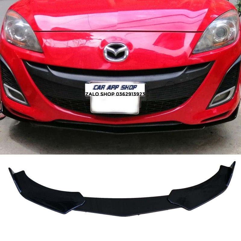 Cản trước thể thao 3 mảnh  cho xe mazda3 _3s các đời