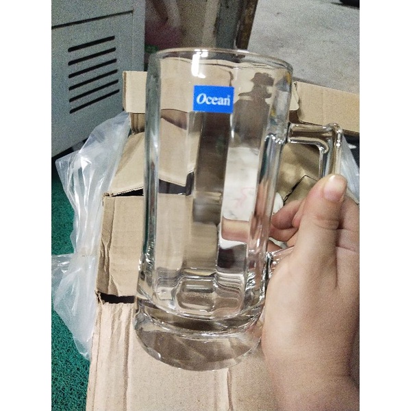 Cốc Bia Thủy Tinh Cỡ Đại Munich Beer Mug Ocean - P00843 - 640ml