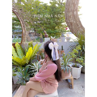 🎀 KẸP TÓC NƠ CÔNG CHÚA / CÔ DÂU - [ Nhà Nấm handmade ]
