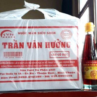 Nước mắm siêu sạch Trần Văn Hưởng thùng 10 chai × 220ml