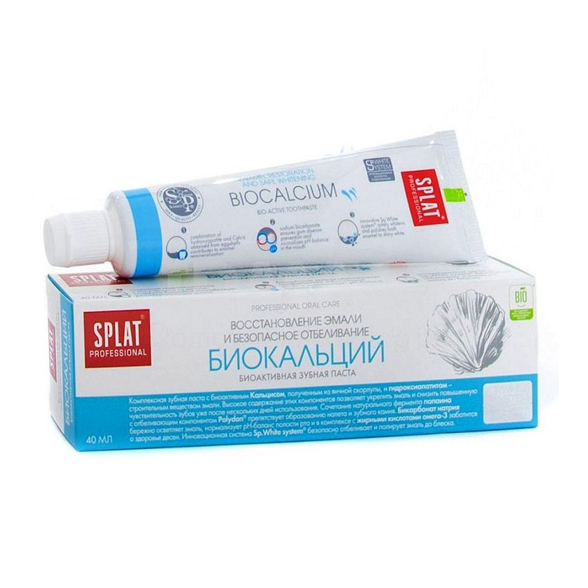 [FREE SHIP] KemĐánhRăng Splat Biocalcium Làm Chắc Răng Khỏe Nướu (100ml)