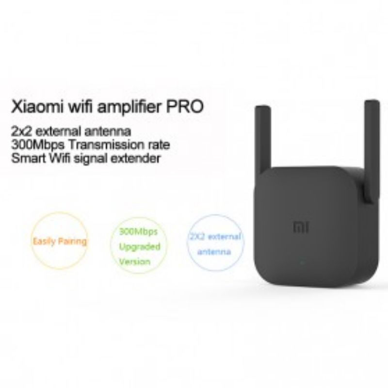 Thiết bị mở rộng Xiaomi Pro WiFi 2 Range 300Mbps - màu đen | BigBuy360 - bigbuy360.vn