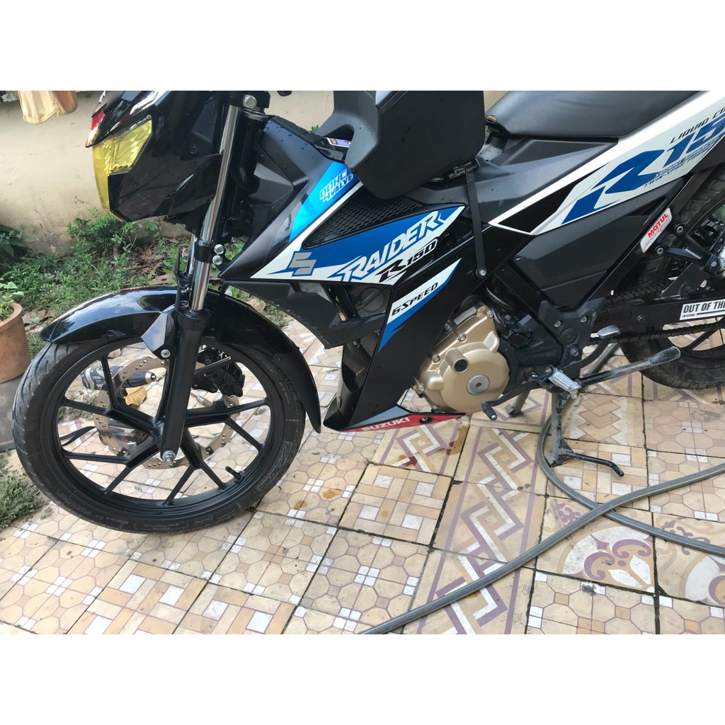 Dè chắn bùn trước raider( Tặng bao tay rửa xe 30k)