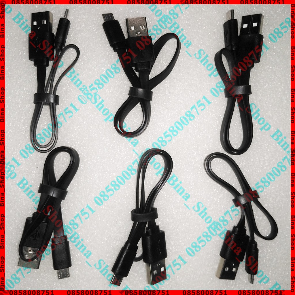 Cáp sạc android Micro USB 5V2A dài 30cm (cáp dẹp)