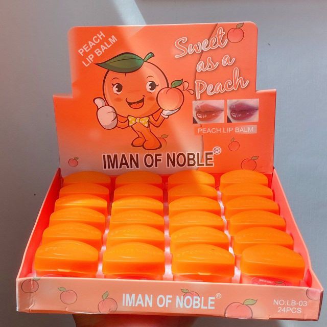 [W.E Store] Hủ Son Dưỡng 99% thiên nhiên lành tính đáng yêu Iman of Noble 7g nội ...