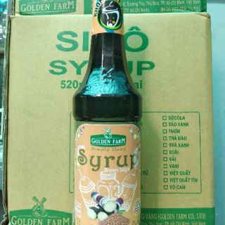 Siro đường đen goldenfarm
