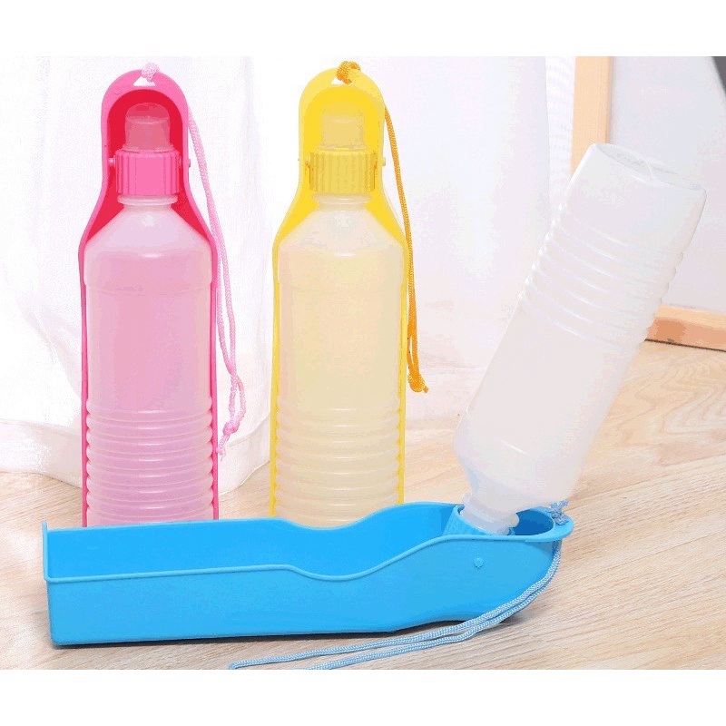 Bình Uống Nước Cầm Tay Đi Du Lịch Đi Chơi Cho Chó Mèo Thú Cưng