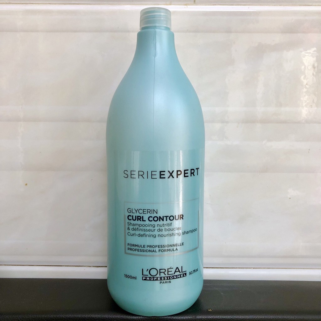 Dầu gội chăm sóc tóc uốn, xoăn L'oreal Curl Contour Shampoo 1500ml