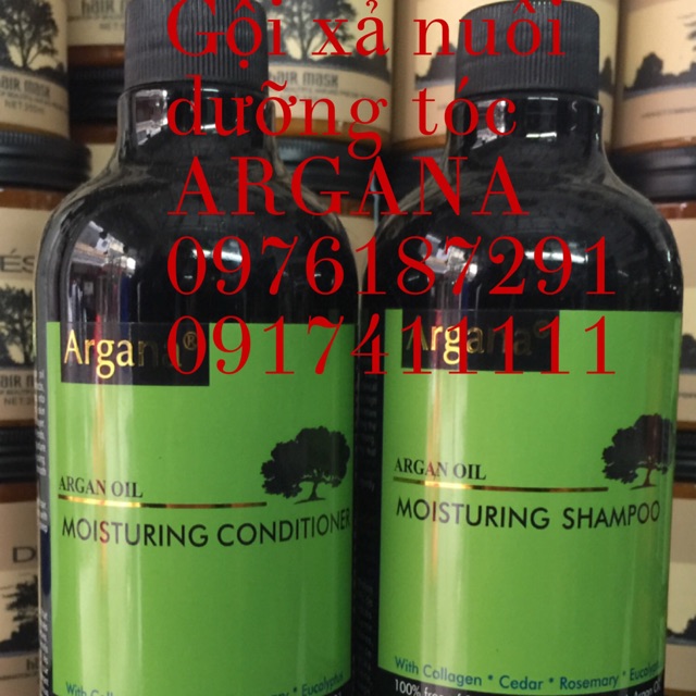 GỘI XẢ DƯỠNG TÓC ARGANA 500ML
