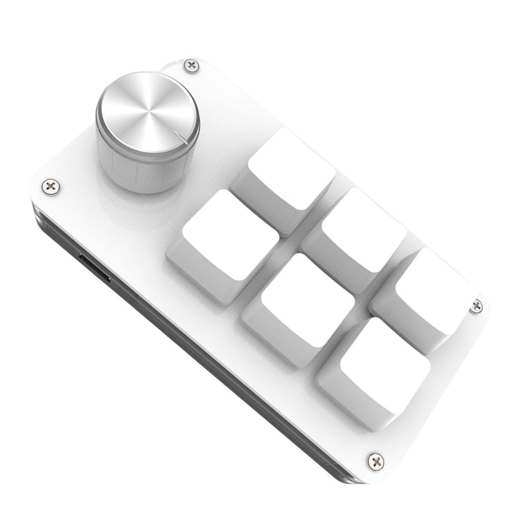 Bàn Phím Cơ Dây Mini Bằng Nhựa 6 Phím Cho Lập Trình Viên Thể Thao E-Sports